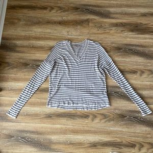 Athleta Retreat Stripe Silk Blend Sweater